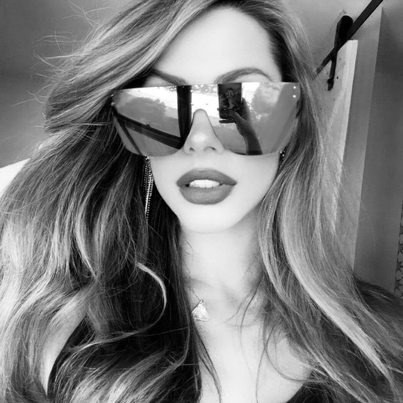 THE FRENCH CONNECTION🕶BRIGHT PINK MIRROR SUNNIES-NEW - Picture 7 of 10